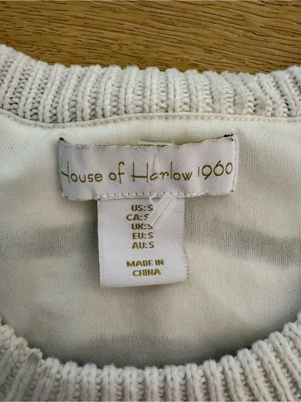 House of Harlow 1960 Black and White Striped Knit Set